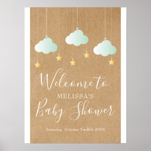 Twinkle Twinkle Baby Shower / Sprinkle Welcome Poster