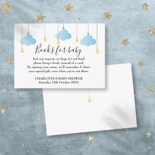 Twinkle Twinkle Books For Baby Request Baby Shower Enclosure Card (Twinkle Twinkle Books For Baby Request Baby Shower Enclosure Card)
