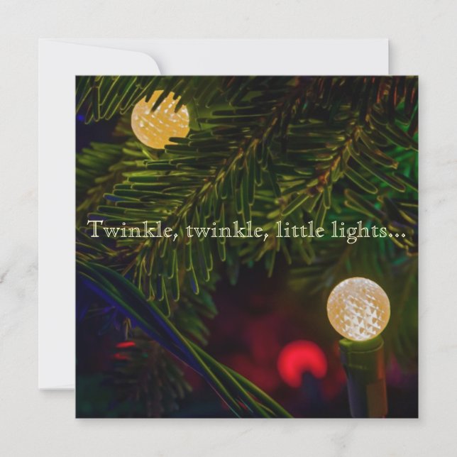 Twinkle, Twinkle Christmas Card (Front)