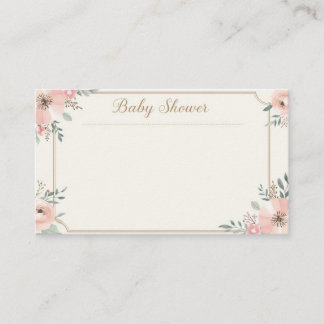 Twinkle twinkle it's baby sprinkle! enclosure card