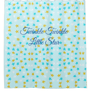 twinkle twinkle litter star add name photo star tw shower curtain