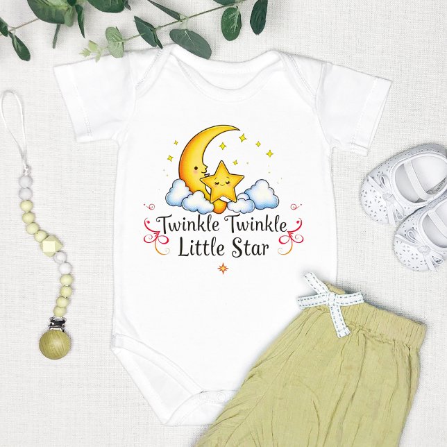 "Twinkle Twinkle Little Star" Baby Bodysuit (Creator Uploaded)