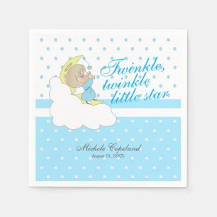Twinkle, Twinkle Little Star - Baby Boy Napkin
