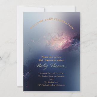 Twinkle Twinkle Little Star Baby Shower Invitation