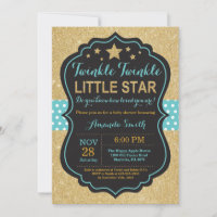 Twinkle Twinkle Little Star Baby Shower Invitation