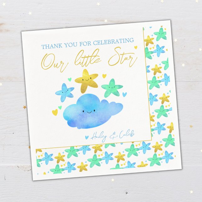 Twinkle Twinkle Little Star Baby Shower Napkin (Creator Uploaded)