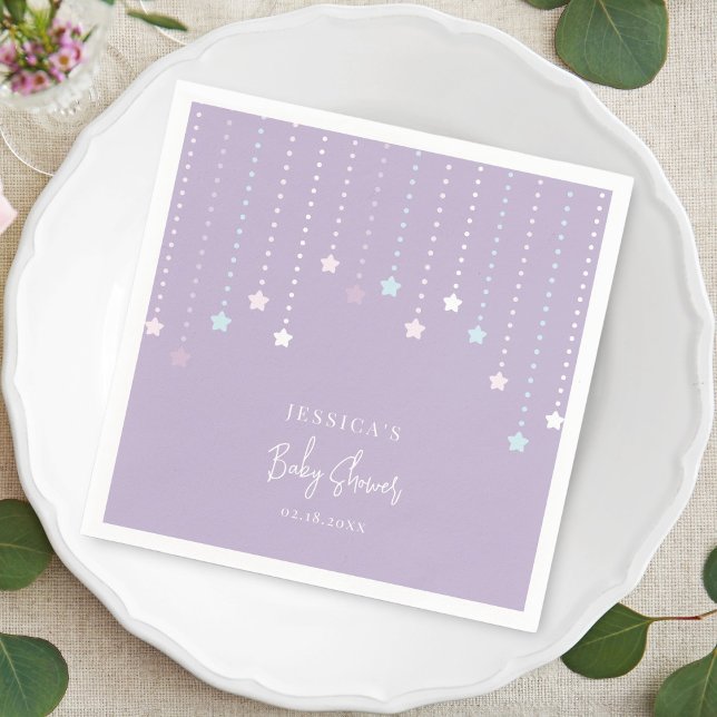 Twinkle Twinkle Little Star Baby Shower Napkin (Creator Uploaded)