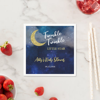 Twinkle Twinkle Little Star Baby Shower Napkin