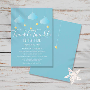 Twinkle Twinkle Little Star Baby Shower / Sprinkle Invitation