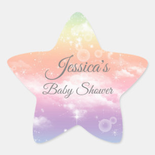 Twinkle Twinkle Little Star Baby Shower Sticker