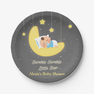 Twinkle Twinkle Little Star Baby Shower Supplies Paper Plate