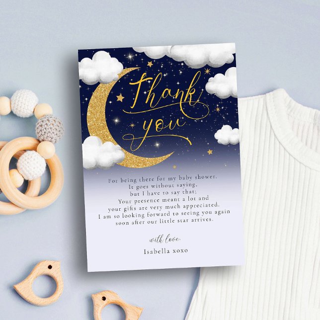 Twinkle Twinkle Little Star Baby Shower Thank You (Creator Uploaded)