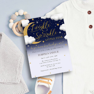 Twinkle Twinkle Little Star Baby Sprinkle Invitation