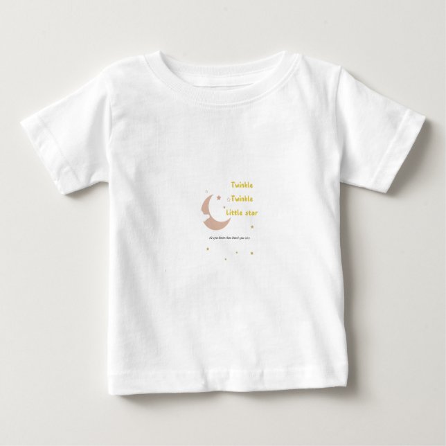 Twinkle twinkle little star  baby T-Shirt (Front)