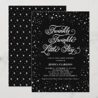 Twinkle Twinkle Little Star Black Baby Shower