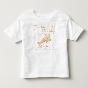 Twinkle Twinkle Little Star Boho Autumn Personaliz Toddler T-Shirt