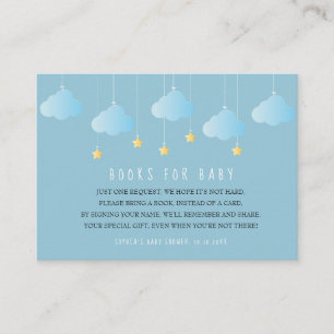 Twinkle Twinkle Little Star Books for Baby Request Enclosure Card
