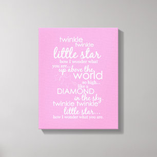 Twinkle Twinkle Little Star Canvas Print