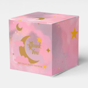 Twinkle twinkle little star custom pink favour box