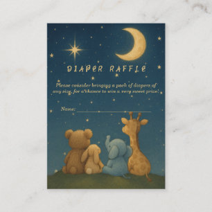 Twinkle Twinkle Little Star Diaper Raffle Enclosure Card
