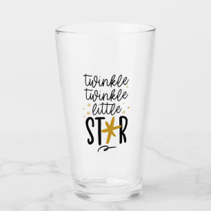 Twinkle Twinkle Little Star Doodle Glass