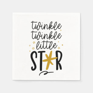 Twinkle Twinkle Little Star Doodle Napkin