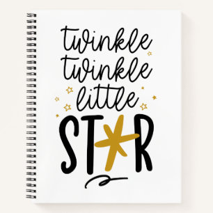 Twinkle Twinkle Little Star Doodle Notebook