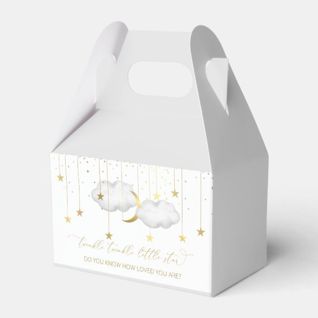 Twinkle Twinkle Little Star Favour Box (Front Side)