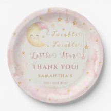 Twinkle Twinkle Little Star First Birthday Pink