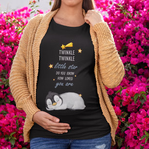 Twinkle, Twinkle Little Star for Sleep Penguin  Plus Size T-Shirt