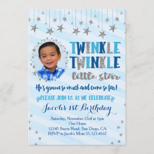Twinkle Twinkle Little Star Invitation