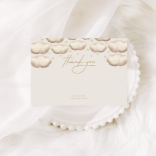 Twinkle Twinkle Little Star Ivory Thank You Card