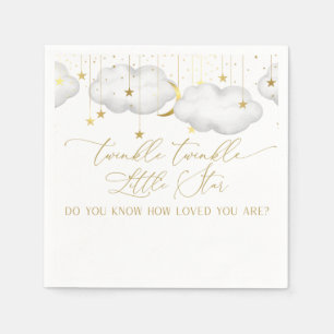 Twinkle Twinkle Little Star Napkins, Moon and Star Napkin