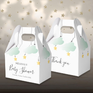 Twinkle Twinkle Little Star Neutral Baby Shower Favour Box