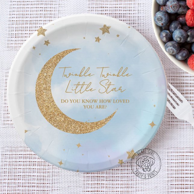 Twinkle Twinkle Little Star Paper Plate (Creator Uploaded)