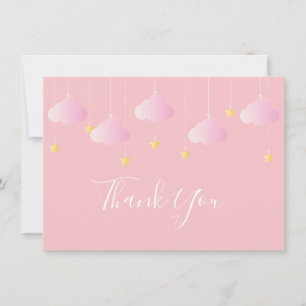 Twinkle Twinkle Little Star Pink Thank You