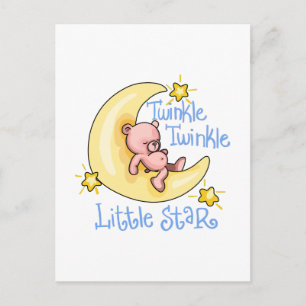 TWINKLE TWINKLE LITTLE STAR POSTCARD