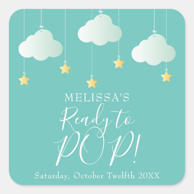 Twinkle twinkle little star Ready to POP Square Sticker (Front)