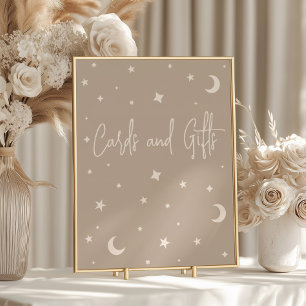 Twinkle Twinkle Little Star Shower Cards and Gifts Poster