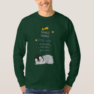Twinkle, Twinkle Little Star Super Cute Penguin T-Shirt