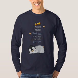 Twinkle, Twinkle Little Star Super Cute Penguin T-Shirt