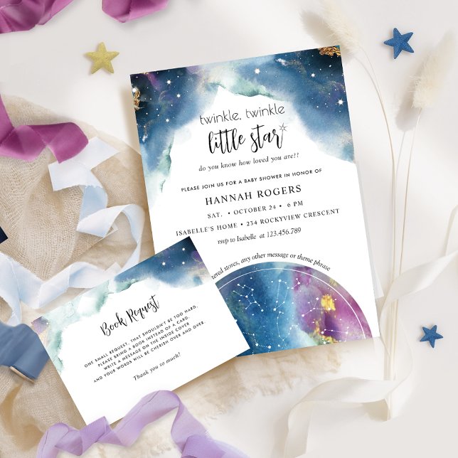 Twinkle, Twinkle Little Star Unisex Baby Shower Invitation (Creator Uploaded)