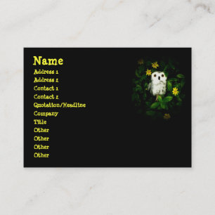 Twinkle Twinkle Little Stars Owl Namecard