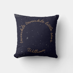 Twinkle twinkle little stars Personalised cushion