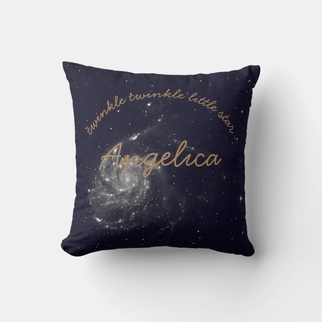 Twinkle twinkle little stars Personalized cushion (Front)