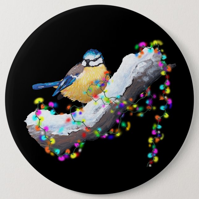 Twinkle Twinkle Little Tit 6 Cm Round Badge (Front)