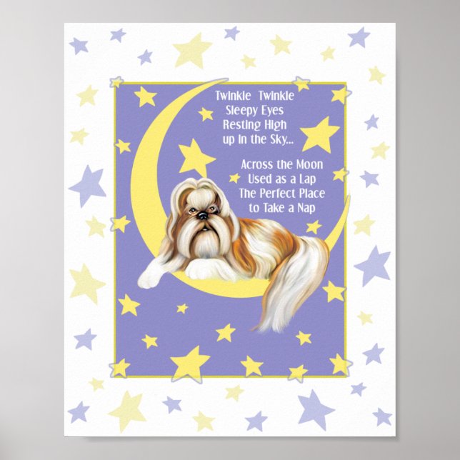 Twinkle Twinkle Shih Tzu Poster (Front)
