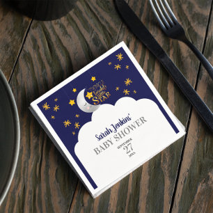 Twinkle Twinkle Star Baby Shower Napkin
