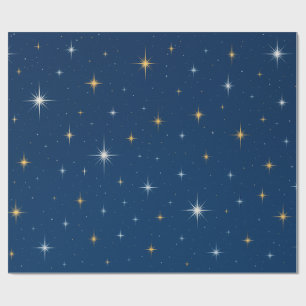Twinkle twinkle star wrapping paper