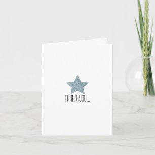 TWINKLE TWINKLE THANK YOU BABY SHOWER CARD